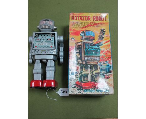 A Boxed Circa 1960 SH Horikawa Battery Operated Rotator Robot, in excellent condition with only one or two very minor 'scuffs