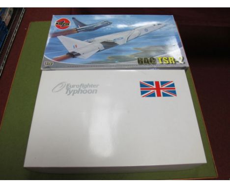 A Boxed Lupa Models (Holland) Large Scale Resin Cast Eurofighter Typhoon Aircraft Kit; together with an Airfix 1:72nd scale B