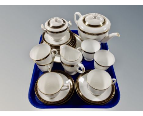 Twenty two pieces of Royal Worcester Mountbatton tea china 