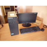 Lenovo PC, Samsung SyncMaster E1920 Monitor & Keyboard