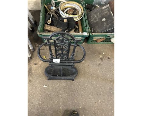 Cast iron stick stand