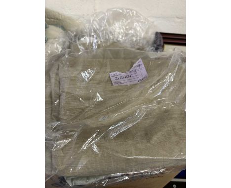 Quantity of beige curtains