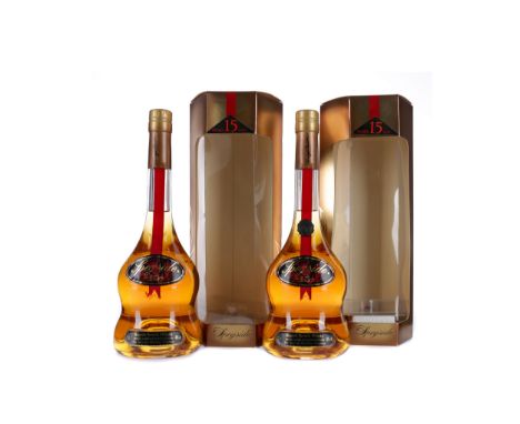 SPEYSIDE 15 YEARS OLD (2) Single Malt Scotch Whisky 70cl, 40% volume, in carton. Two bottles.