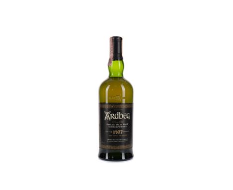 ARDBEG 1977 Single Malt Scotch Whisky 70cl, 46% volume.
