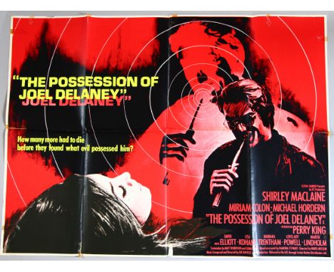 Sixteen British Quad film posters, titles comprise: "The Possession of Joel Delaney" (Shirley MacLaine) 1972, "Operation Cros