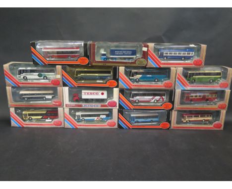 Fifteen EFE 1:76 Scale Model Buses and Coaches Boxed 