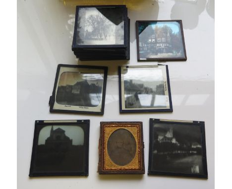 A 19th Century Ambrotype and photographic slides of the Netherlands 