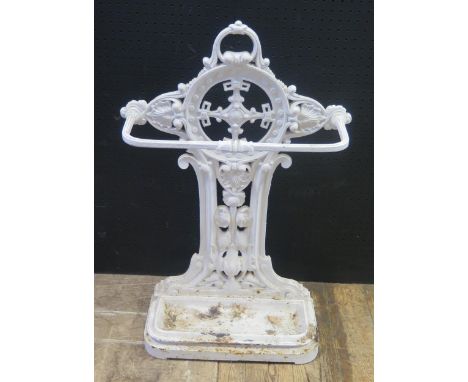 Antique Cast Iron Walking Stick Stand.  75cm tall. 