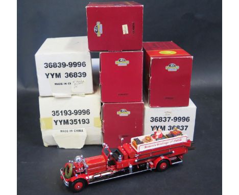 Seven Matchbox Collectibles Limited Editions Including 36791 Anhauser-Busch Horse Drawn Wagon, 36793 Scania Vabis - North Pol