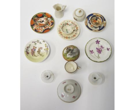 A Selection of Miniature Cups and Saucers including Becker Montreux and Coalport 