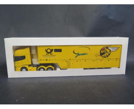 An Eligor 111910 Scania Jordan 2000 F1 Team Transporter 1/43 Scale 