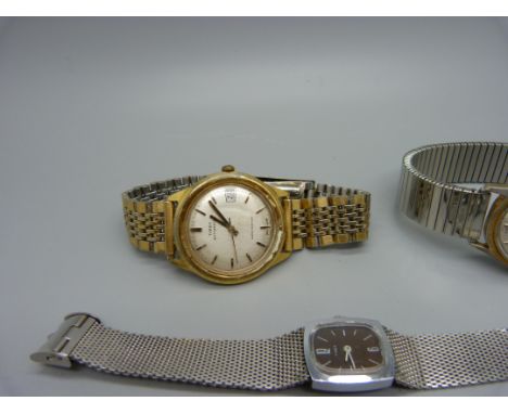 Eight Timex wristwatches 
