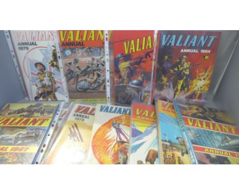 Vintage Valiant books, 1967-1984 (11)
