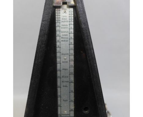 A Maelzel metronome 