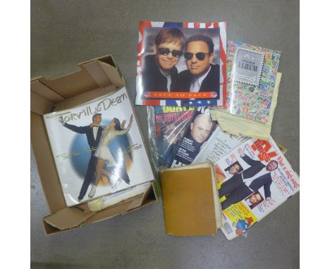 A box of vintage magazines and ephemera including The Beatles By Royal Command **PLEASE NOTE THIS LOT IS NOT ELIGIBLE FOR POS