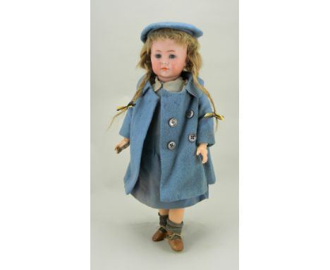 Kammer &amp; Reinhardt 117 bisque head character doll in original clothes,  German circa 1909, the fine bisque head with weig