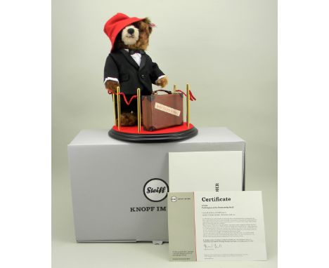 Steiff for Danbury Mint Limited Edition 690235 Paddington at the Premier, chestnut 25cm, 206 of 2017, boxed with certificate 