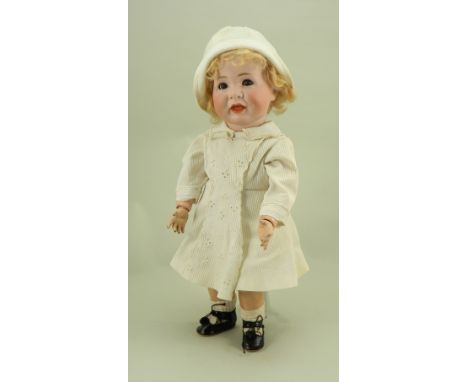 Kammer &amp; Reinhardt 116A bisque head character doll in original clothes,  German circa 1909, the well moulded bisque head 