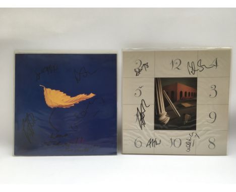 Two fully signed New Order 12inch singles comprising 'True Faith' and 'Thieves Like Us' which is also signed by Factory Recor