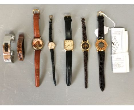 Collection of watches, to include a yellow metal Rotary watch (7) 