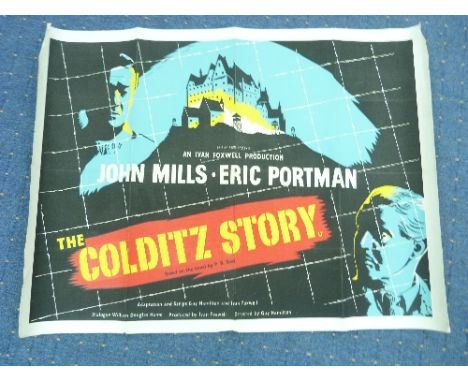 Vintage Movie Posters, mostly United States 1960s, 1970s, war/action subjects including: The Colditz Story, The Killing Field