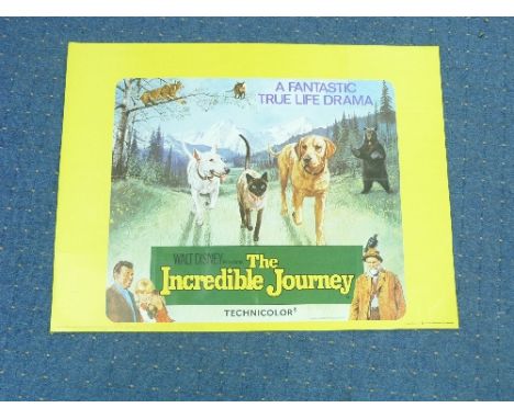 Vintage Movie Posters, mostly Disney, 1970s, 1980s, 1990s, subjects including: The Incredible Journey, Jungle Book (2), Bambi