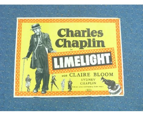 Vintage Comedy Movie Posters, including: Charles Chaplin, Laurel & Hardy, Dean Martin & Jerry Lewis, all UK Quad 30in x 40in,
