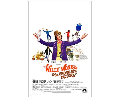 WILLY WONKA AND THE CHOCOLATE FACTORYOne-Sheet (27" x 41")Near Mint Folded Paramount, 1971With only typical light general edg