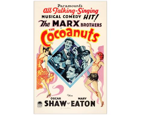 THE COCOANUTSReproduction One-Sheet (27.25" x 42.25") Autographed by Groucho MarxNear Mint Rolled Paramount, 1976In 1976, cel