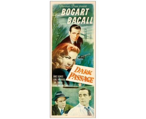 DARK PASSAGEInsert (14" x 36")Very Fine- Rolled Warner Bros., 1947Many collectors consider this insert the preferable format 