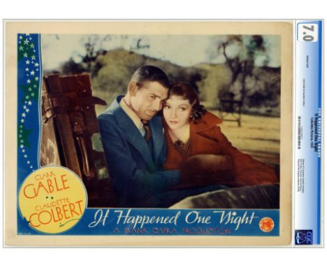 IT HAPPENED ONE NIGHTCGC Graded Lobby Card (11" x 14")Fine+ Columbia, 1934This is an exceptional card from a set of a number 