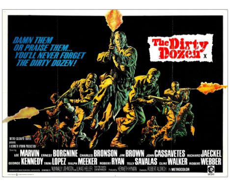 THE DIRTY DOZENSubway (59.25" x 45.5")Very Fine+ on Linen; Artist Frank McCarthy United Artists, 1965The advertising departme