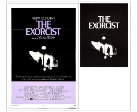 THE EXORCISTOne-Sheet &amp; Special Poster (27" x 41" &amp; 18.5" x 24.5")Very Fine+ Folded; Artist Bill Gold Warner Bros., 1