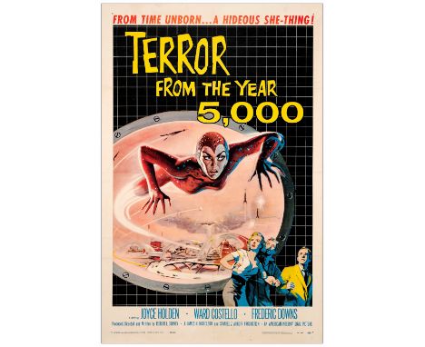 TERROR FROM THE YEAR 5000One-Sheet (27" x 41")Fine+ on Linen; Artist Albert Kallis AIP, 1958The film itself is fun and engagi