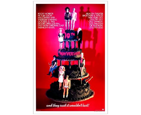 THE ROCKY HORROR PICTURE SHOWOne-Sheet (27" x 41"); Birthday Cake StyleVery Fine Rolled 20th Century Fox, R-1985While this 10