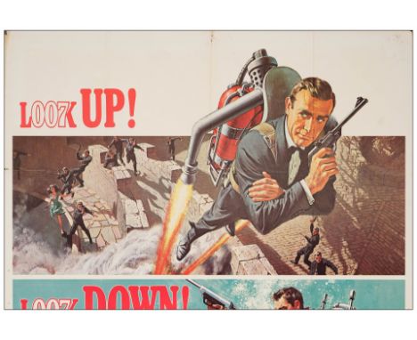 JAMES BOND: THUNDERBALLThree Sheet (40.5" x 81")Very Fine- Folded; Artist Frank McCarthy &amp; Robert McGinnis United Artists