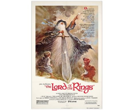 THE LORD OF THE RINGSOne-Sheet (27" x 41")Near Mint Folded; Artist Tom Jung United Artists, 1978This poster has only minor cr