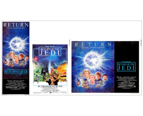 STAR WARS: RETURN OF THE JEDIBelgian Poster &amp; Half Sheet &amp; Insert (21.5" x 14" &amp; 22" x 28" &amp; 14" x 36"); From