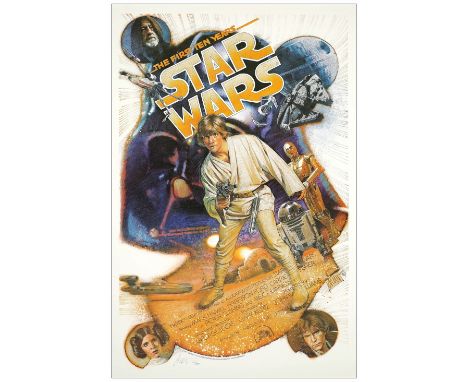 STAR WARS: THE FIRST TEN YEARSHand Signed and Numbered Limited Edition Print (27" x 41")Mint Rolled; Artist Drew Struzan Kill