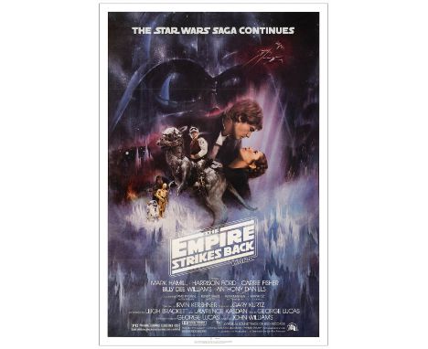 STAR WARS: THE EMPIRE STRIKES BACKOne-Sheet (27.25" x 41"); Style AVery Fine+ on Linen; Artist Roger Kastel 20th Century Fox,