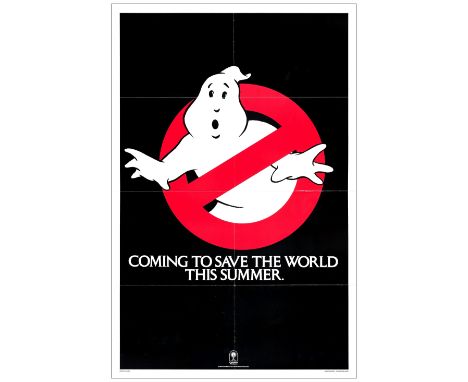 GHOSTBUSTERSOne-Sheet (27" x 41"); AdvanceVery Fine+ Folded Columbia, 1984Considered the ultimate one-sheet by die-hard Ghost