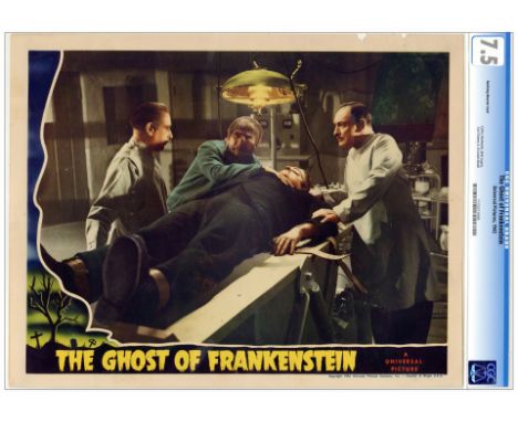 THE GHOST OF FRANKENSTEINCGC Graded Lobby Card (11" x 14")Very Fine- Universal, 1942This lobby card has been CGC graded at 7.