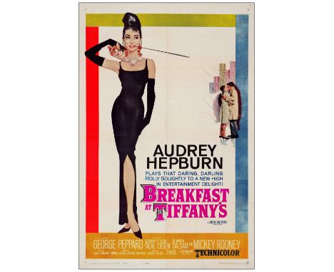 BREAKFAST AT TIFFANY'SOne-Sheet (27" x 41")Very Fine+ Folded; Artist Robert McGinnis Paramount, 1961Artist Robert McGinnis, i