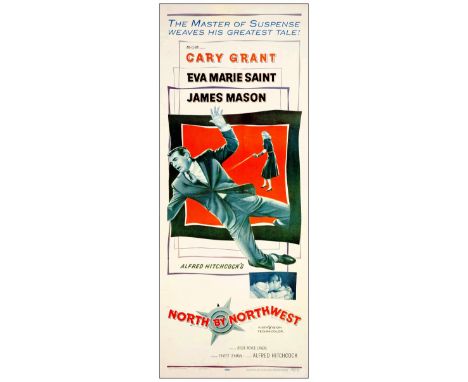 NORTH BY NORTHWESTInsert (14.25" X 36"); Tim Matheson CollectionFine+ on Linen MGM, 1959A very clean insert that prior to res