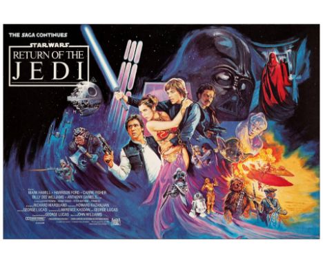 STAR WARS: RETURN OF THE JEDIBritish Quad (27.5" x 40"); London Undergorund StyleNear Mint Rolled; Artist Josh Kirby 20th Cen