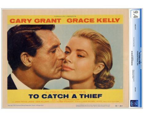 TO CATCH A THIEFCGC Graded Lobby Card (11" x 14")Near Mint Paramount, 1955This lobby card has been CGC graded at 9.4, which i