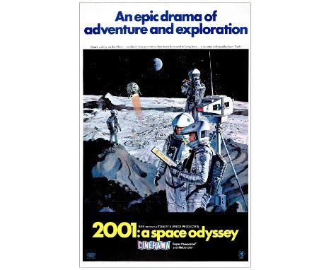 2001: A SPACE ODYSSEYOne-Sheet (27" x 41.5"); CineramaVery Fine on Linen MGM, 1968This is the more scarce, glorious, and dram