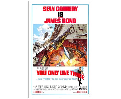 JAMES BOND: YOU ONLY LIVE TWICEOne-Sheet (27" x 41"); Style AVery Fine- Folded; Artist Frank McCarthy &amp; Robert McGinnis U