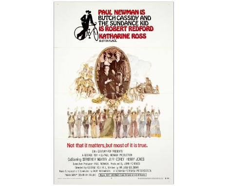 BUTCH CASSIDY AND THE SUNDANCE KIDOne-Sheet (27" x 41")Very Fine Folded 20th Century Fox, 1969A folded poster with some separ