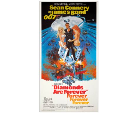 JAMES BOND: DIAMONDS ARE FOREVERThree Sheet (40" x 77")Very Fine+ Folded; Artist Robert McGinnis United Artists, 1971Robert M